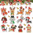 thumbnail image 1 of Kit de Manualidades Demonwer 12 Piezas Llavero de Perro Navideño DIY, 1 of 6