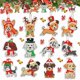 thumbnail image 1 of Kit de Manualidades Demonwer 12 Piezas Llavero de Perro Navideño DIY, 1 of 6