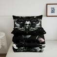 thumbnail image 5 of Death Moth Comforter Set Full Boho Exotic Themed Bedding Sets for Adult Gothic Style Bedding Comforter Sets Galaxy Starry Sky Down Comforter Farm Moth Decor Duvet Set, 5 of 7