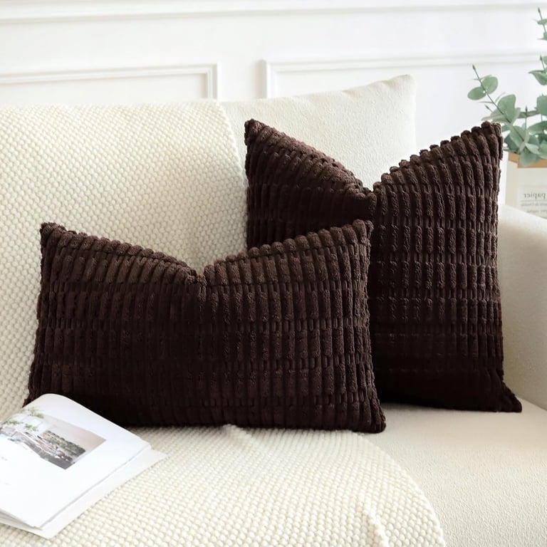 Lomyolo Boho Striped Throw Pillow Covers 20x20 Inch 2-Pack photo 4