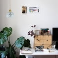 thumbnail image 5 of FSLiving 10W LED Swag Hanging Plant Grow Spotlight Full Spectrum Plug-in Cord BOHO White Hemp Rope Hollow-Carved Globe Pendants with Timer for Indoor Plant No Wiring Needed Portable Customizable, 5 of 7