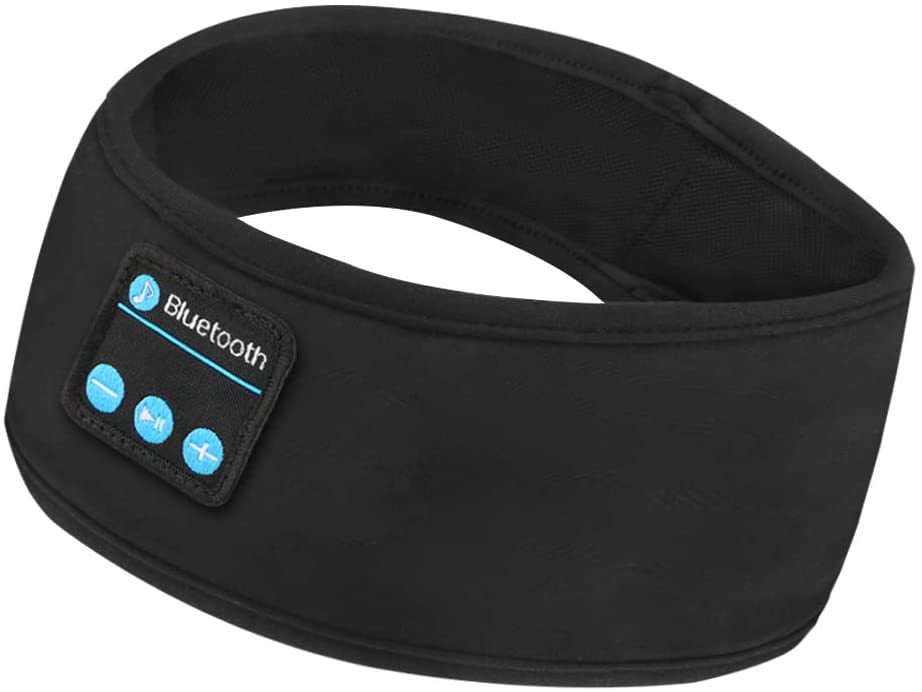 Bluetooth Headband, Bluetooth Sleep Headset, Wireless Sports Headband with Detachable Stereo 