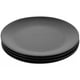 thumbnail image 1 of 4 pcs placa de melamina negra platos redondos de melamina platos de melamina de fondo plano, 1 of 6