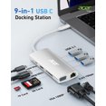 thumbnail image 2 of Hub USB C Acer 9 en 1 con HDMI 4k @30Hz, Ethernet, USB-A de 5 Gbps, 2 of 7