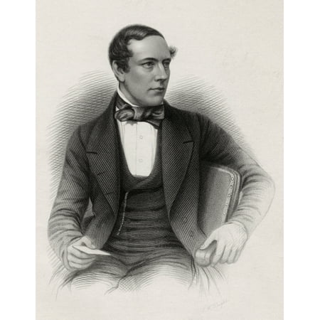 General John Nicholson 1821-1857 British Soldier And Administrartor From An Engraving By J W Knight After A Daguerreotype By Kilburn Canvas Art - Ken Welsh Design Pics (12 x 16)