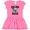 Raspberry with Polka Dots, variant on Inktastic Dog Bulldog Squad Gift Baby Girl Dress