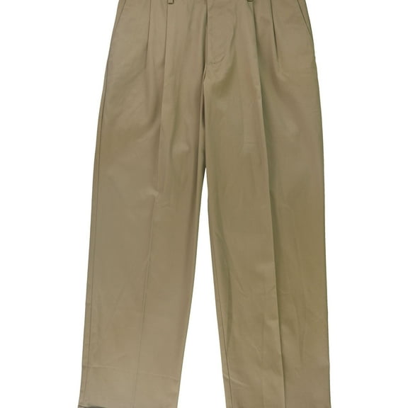 Dockers Mens Iron Free Relaxed Chino Casual Pants, Beige, 30W x 32L