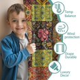 thumbnail image 3 of Pioneer Flower Floral Print Pattern Teens Curtains,Teens Insulated Curtains Set Of 2,Bedroom Essentials,Toddler Room Decor 42"x63", 3 of 5