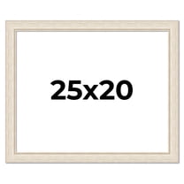 25x20 Frame White Real Wood Picture Frame Width 1.75 inches | Interior Frame Depth 0.5 inches |