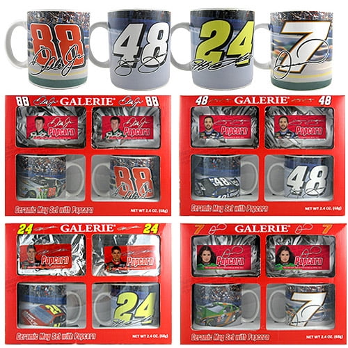 Racing Ceramic Mug Set with Popcorn (DRIVERS VARY)