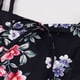 thumbnail image 5 of Vestido ajustado sin mangas con cordones y estampado floral sexy para vacaciones de moda para mujer Pompotops  ghjkhdj19441, 5 of 8