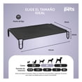 thumbnail image 4 of Cama Elevada para Perro con Malla Transpirable, Catre de Mascotas Esquimal (Negro, 110x76x20 cm), 4 of 7