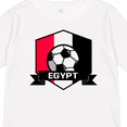 thumbnail image 4 of Inktastic Soccer Egypt Flag Banner Boys or Girls Long Sleeve Toddler T-Shirt, 4 of 5