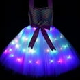 thumbnail image 3 of Mermaid Dress for Little Girls Princess Tutu Dress with light, 3 of 5