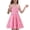 Pink, variant on Ruyang Teen Girls Hawaiian Casual Sundress Print A-Line Suspender Sleeveless Dresses Summer Lightweight Breathable Beach Dresses
