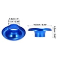 thumbnail image 3 of Unique Bargains 3inch Bellmouth Velocity Stack Adapter Turbo Air Intake Horn Air Inlet Decorative Cover, 3 of 5
