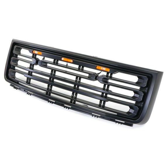 Compatible With 07-13 GMC Sierra 1500 Front Bumper Hood Grille