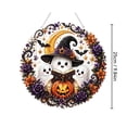 thumbnail image 2 of Halloween Ghost Pearl Art DIY Kit, Ghost Diamond Art Craft Kit with Crystal Pearl Beads, 3D Pearl Mosaic Craft Set, Beginner Friendly Handmade Canvas Art for Fall Home Decor(X-A), 2 of 5