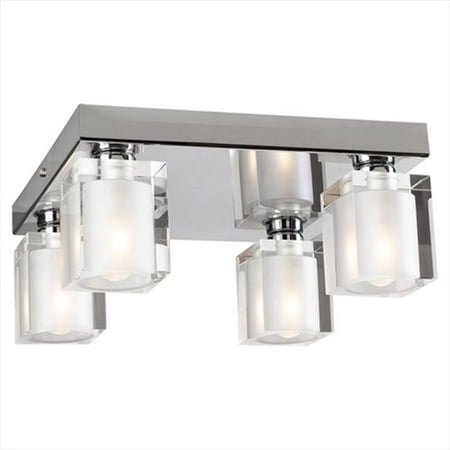 

Ceiling Lights 4 Light Halogen 120V 40W in Polished Chrome
