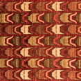 thumbnail image 1 of Ahgly Company Indoor Square Abstract Orange Modern Area Rugs, 6' Square, 1 of 4
