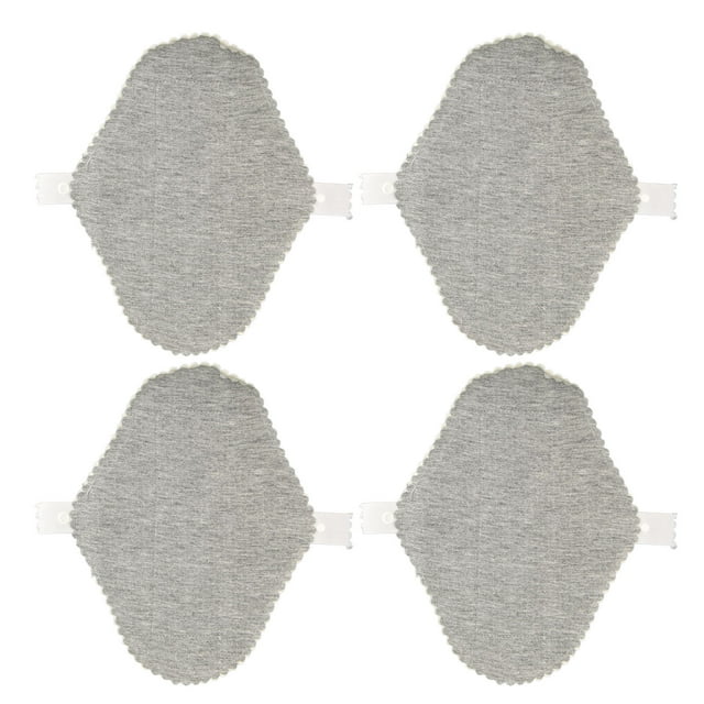 Protège-slips en Tissu, 4 Pcs Serviettes Hygiéniques Réutilisables Professionnelles Respirantes et Anti-Fuites pour Femmes P,m,L