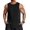 Black, variant on COOFANDY Men's 3 Pack Workout Tank Tops Sleeveless Gym Athletic Shirts Bodybuilding Fitness Muscle Cut Off Tee Shirt