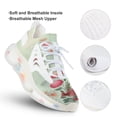 thumbnail image 3 of Pastel Floral Textile Design Walking Shoes for Men Woman Lightweight Tennis Fashion Elastic Sports Shoes Cushion Basketball Shoes, 3 of 8