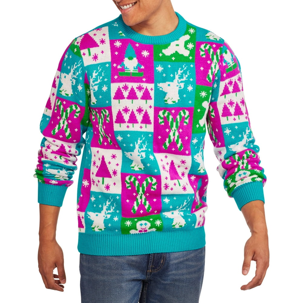 Ugly Christmas Sweater Multicolor Men's Ugly Christmas Sweater