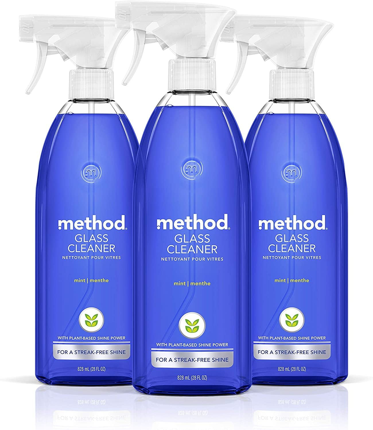 Method Glass Cleaner Spray, Mint, Ammonia Free & PlantBased Solution