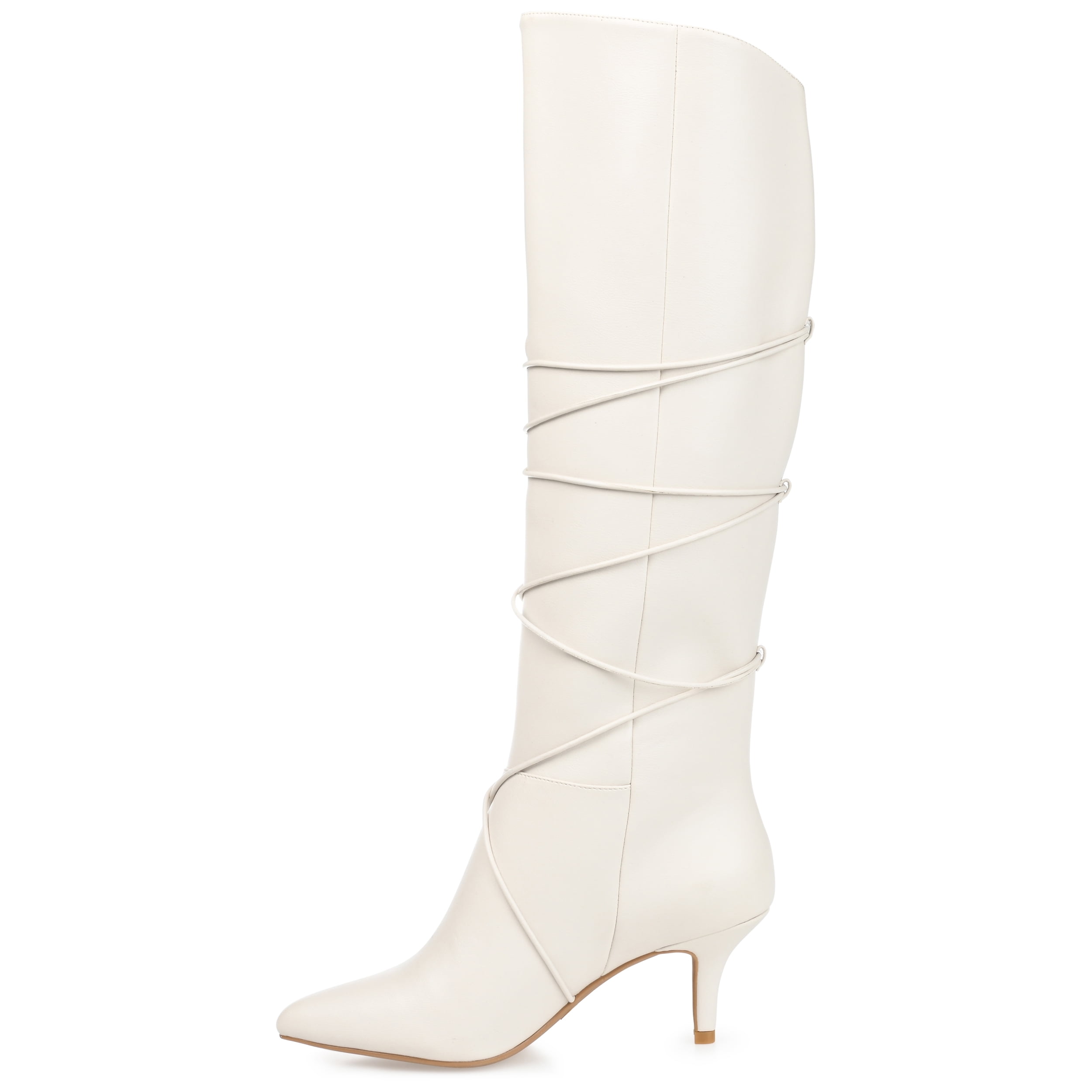 Journee Womens Kaavia Comfort System Pointed Toe Knee High Boots