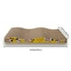 thumbnail image 3 of Combo de cama y poste rascador para gatos, almohadilla grande de cartón corrugado para rascar para gatos de interior, muebles para mascotas, juguete de papel, tablero rascador para gatos, 3 of 6