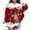 R142-Red, variant on RMGVDSD Christmas Hoodies for Girls Cute Graphic Pullover Hooded Sweatshirt Long Sleeve Tops Loose Fit Casual Sweatshirts for Kids Fashionable Top 4-5 Years
