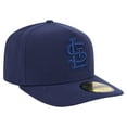thumbnail image 3 of Men's New Era Navy St. Louis Cardinals Color Pack A-Frame 59FIFTY Fitted Hat, 3 of 5