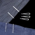 thumbnail image 7 of 1000 Pcs Clear U Shape Plastic Alligator Clips with Teeth Shirt Folding Clips for Socks Dress Ties Hold Garments in Place, 7 of 7