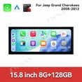 thumbnail image 3 of ZWNAV 15.8 inch Android 15 Car Radio For Jeep Grand Cherokees 2008-2012 HD Multimedia Video Player Navigation GPS DVD 4G DSP Stereo Bluetooth, 3 of 15