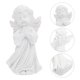 thumbnail image 3 of Figura de niña de resina, adorno de ángel para el hogar (blanco), 3 of 6