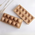 thumbnail image 1 of Caja de almacenamiento de madera a prueba de golpes para huevos de madera maciza creativa de doble fila Caja de almacenamiento de madera a prueba de golpes para huevos de madera de acacia, 1 of 5