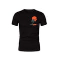 thumbnail image 4 of Cmfcve Graphic T Shirts for Men Short Sleeve Palm Tree Print Summer Top Crew Neck Cotton Casual Tees, 4 of 5