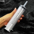 thumbnail image 1 of 100-200ml Reusable Big Large Plastic Hydroponics Nutrient Measuring Syringe-9, 1 of 4