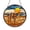 Acrylic 3.5 Inch, variant on Camel in Desert Stained Glass Suncatcher Window Hanging, Sunset Over Sand Dunes and Mountains Round Glass Art Panel, Nature Inspired Desert Scene Window Decor, Decorative Hanging Ornament