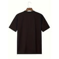 thumbnail image 2 of Men's Short Sleeve Crew Neck Casual Sports T-Shirt - Cotton Letter & Animal Print Summer Outdoor Top, Casual Sporty Tee, Summer Gifts, 2 of 8