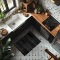 thumbnail image 4 of Abstract Line Door Mat Herringbone Black White Modern Simple Non Slip Absorbent Entrance Mat Washable Low Profile Indoor Doormat for Front Door Entryway Entry 16"x24", 4 of 9