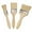 Khaki, variant on 3-Piece Assorted Size Paint Brush Set,Bristle Paint Brushes,Wood Handle Paint Brushes