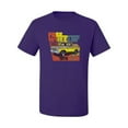 thumbnail image 2 of Ford Free Wheelin 1978 Bronco Classic Rasta 70s | Mens Cars and Trucks Graphic T-Shirt, Purple, X-Large, 2 of 4