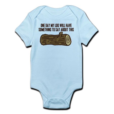 CafePress - Twin Peaks Log Something To Say Body Suit - Baby Light (Best Baby Gifts For Twins)