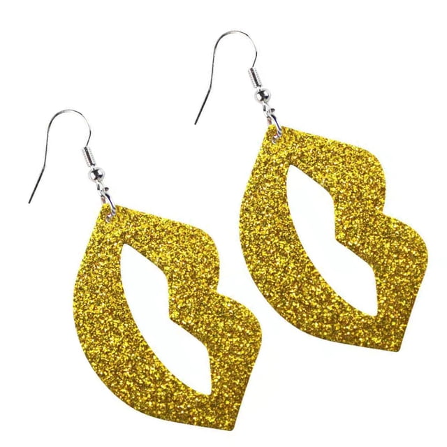 Minnieouse Pendientes Cuero Labio Oreja Cuelga En forma de corazón Joyería hueca Adornos de aretes Favores de fiesta Regalo de San Valentín Boda Ropa, zapatos y accesorios Miscelánea Tipo 8 Minnieouse AP010115-07