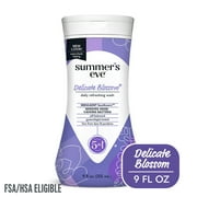Summer's Eve Delicate Blossom Daily Feminine Wash, Removes Odor, pH Balanced, 9 fl oz