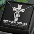 thumbnail image 2 of God Bless Nurses Forever Necklace w Message Card, 2 of 20