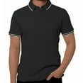thumbnail image 2 of Afdoent Golf Polo Shirts For Men Summer Leisure Shirt Solid Color Minimalist Short Sleeve Polo Shirt Classic Sport Shirts, 2 of 3