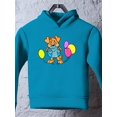 thumbnail image 3 of Dog Inflating Balloons Hoodie Toddler -Image by Shutterstock,  5 Toddler, 3 of 4